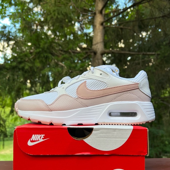 Brand new in box white/pink oxford-barely rose Women’s Nike Air Max SC - Picture 2 of 8